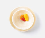 Mazzy Serving Bowls - Ivory Swirled, 2 Sizes