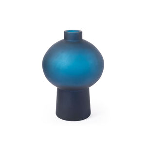 Sharri Small Vase, Prussian Blue