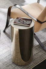 Round About Short Side Table, 9" Dia x 21"H