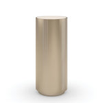 Round About Short Side Table, 9" Dia x 21"H