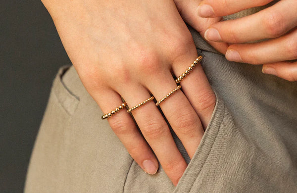 2MM Signature Ring, Gold and Silver