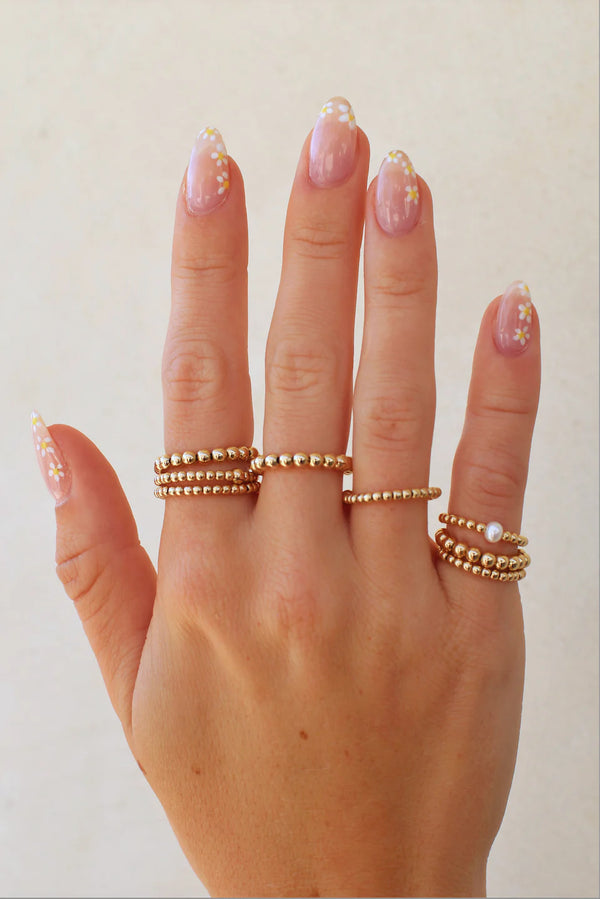 2MM Signature Ring, Gold and Silver