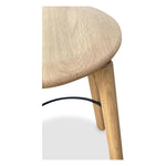 Glide Counter Stool - Light Oak, 15.15"Dia