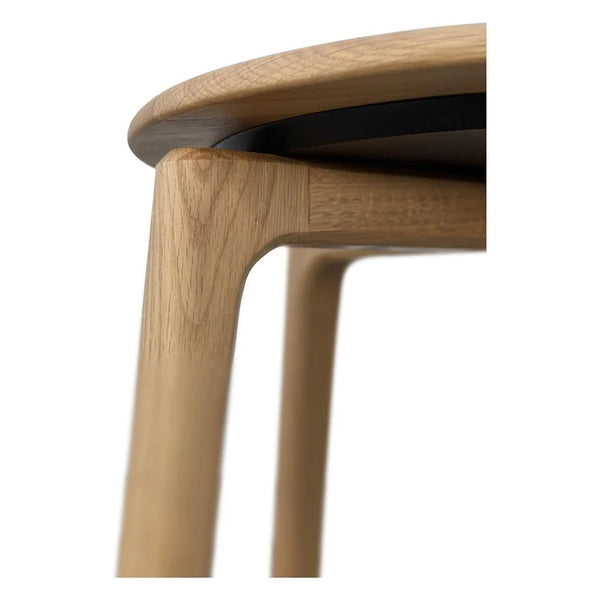Glide Counter Stool - Light Oak, 15.15"Dia