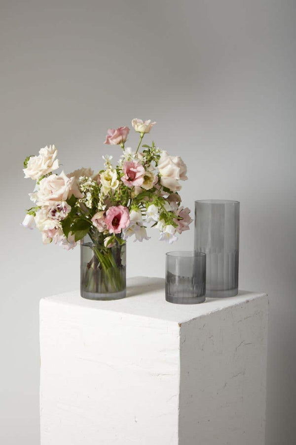 Smoky Quartz Vase 3.75"x 8"