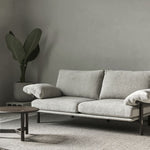 Stilt Medium Coffee Table, Smoked Oak, 24" Dia x 14"H