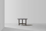 Stilt Medium Coffee Table, Smoked Oak, 24" Dia x 14"H