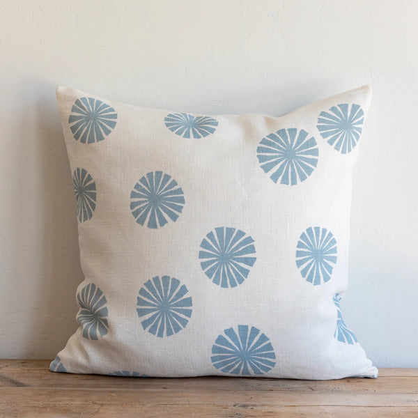 American Pie Pillow - Ocean, 22" x 22"