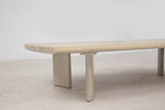 Crest 60" Coffee Table, Nude
