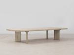 Crest 60" Coffee Table, Nude