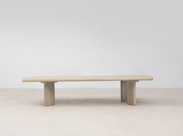 Crest 60" Coffee Table, Nude