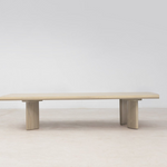 Crest 60" Coffee Table, Nude