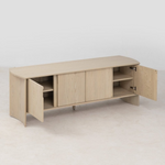 Crest 80" Media Cabinet, Nude
