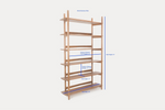 Mora Bookcase 48", Sienna