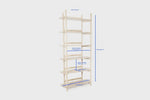 Mora Bookcase 36", Sienna