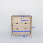 Woodbine 3 Drawer Dresser, Sienna