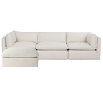 Reve Sectional, Effie Linen, 121.5"W x 81"D