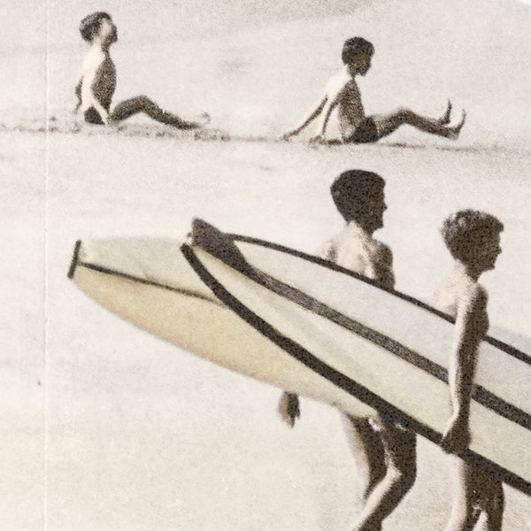 Surfing Trio, 29.5" x 37.5"