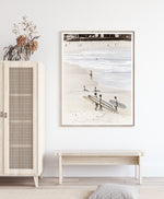 Surfing Trio, 29.5" x 37.5"