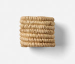 Carmelo Natural Napkin Ring, S/4