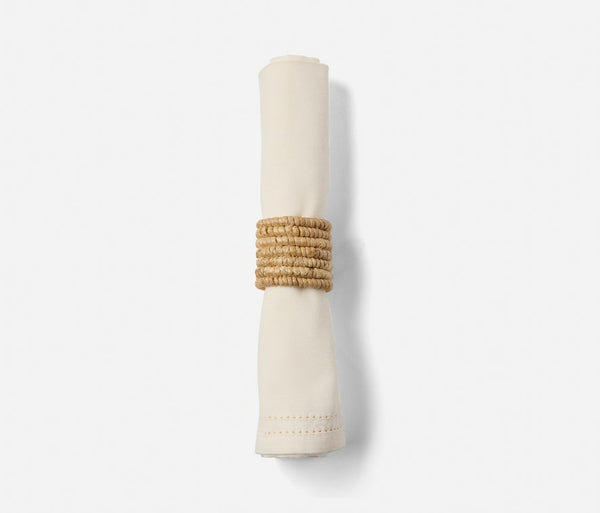 Carmelo Natural Napkin Ring, S/4