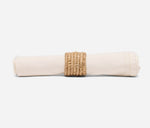 Carmelo Natural Napkin Ring, S/4