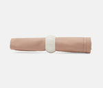 Marina White Sea Urchin Napkin Rings, S/4