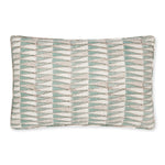 Tangier Oak Celadon Linen Cushion, 14" x 22"