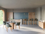 Glide Dining Chair, Lisa Seaweed