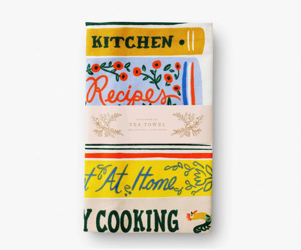 Cookbooks Tea Towel