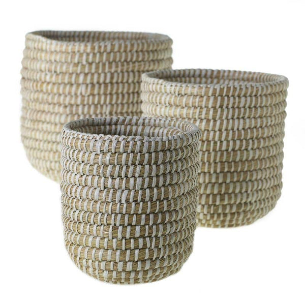 Tejida Basket 7"x 7.75" White