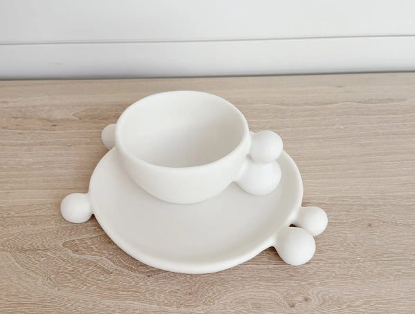 Bubble Platter, White