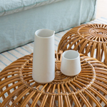 Carafe, Speckled White, Available in 2 Sizes