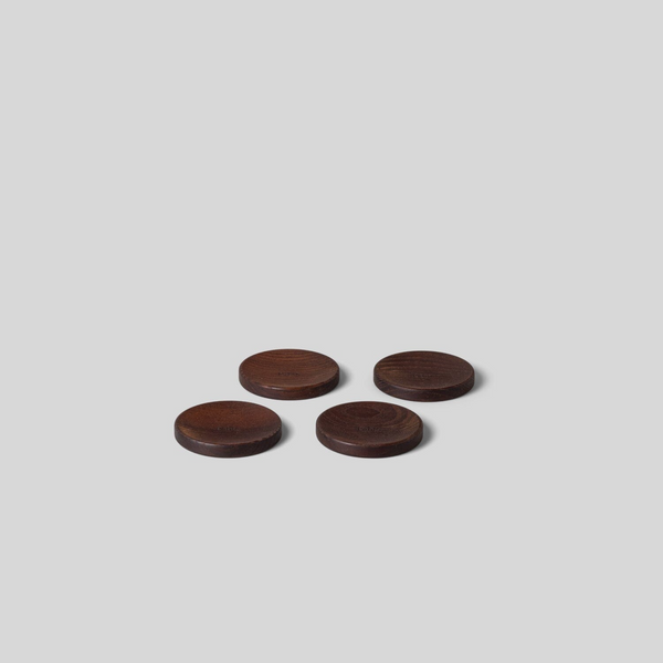Wood Coasters, Set of 4