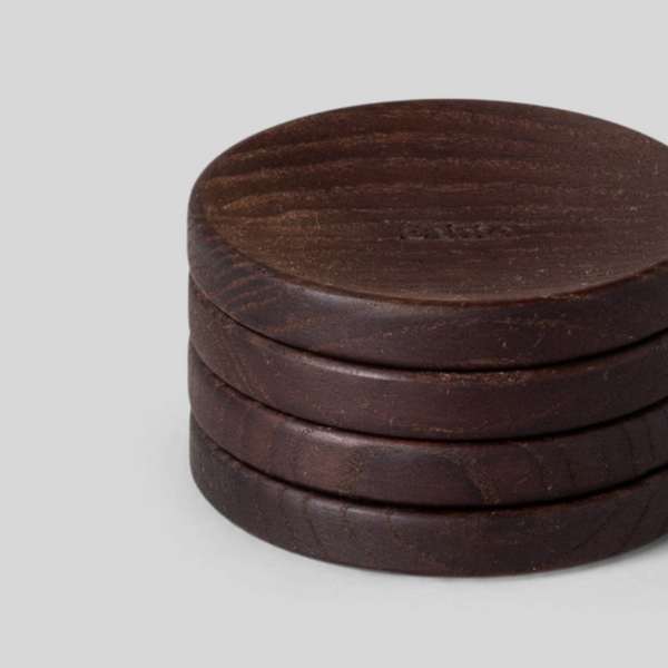 Wood Coasters, Set of 4
