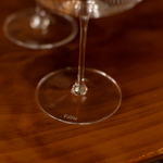 Clear Coupe Glasses, Set of 4