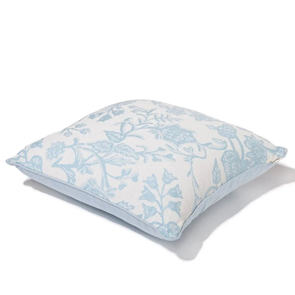 The Euro Throw Pillow - Hanalei Bay Blue Jacquard