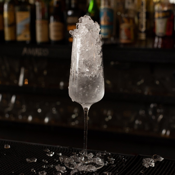 Clear Flute Glasses, Set of 4