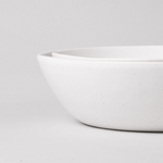 Speckled White Low Serving Bowls, Set of 2
