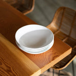 Pearl White Pasta Bowls, Set of 4