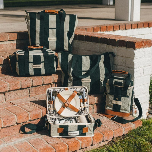 The Picnic Set - Terry Green Stripe