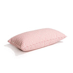 The Rectangle Throw Pillow - Lauren's Pink Stripe, 15" x 27.5"
