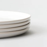 Pearl White Salad Plates, Set of 4