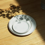 Pearl White Salad Plates, Set of 4