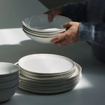 Pearl White Salad Plates, Set of 4
