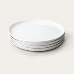Pearl White Salad Plates, Set of 4