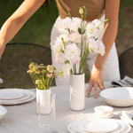 Bud Vase, Speckled White, Available in 2 Sizes