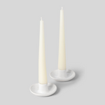 Cream Taper Candles, Set of 2, Tall