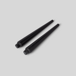 Black Taper Candles, Set of 2, Available in 2 Sizes