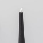 Black Taper Candles, Set of 2, Available in 2 Sizes